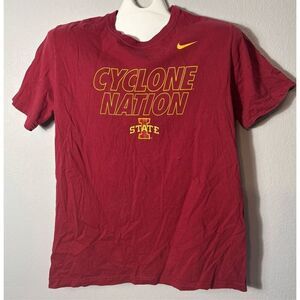 Nike Iowa State Cyclones T Shirt Red Nike Size Large